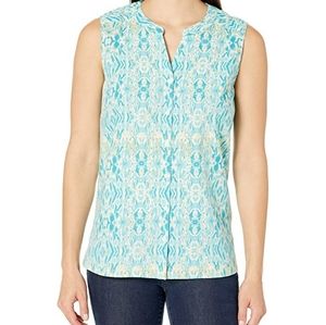 Sleeveless Button Down Tank